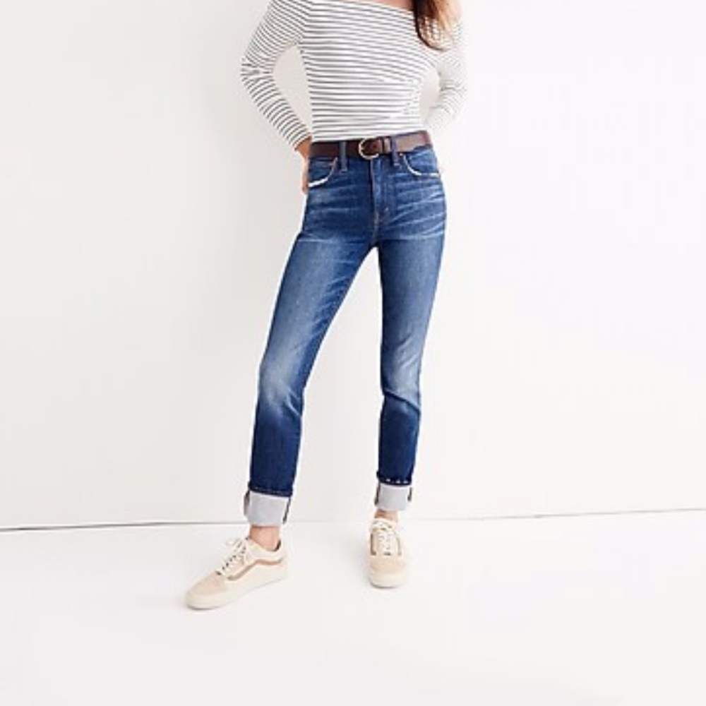 NWOT Madewell High Rise Slim Boyjean